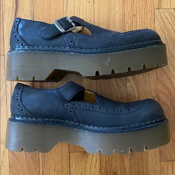 Colorado Chunky Leather Mary Jane Shoes - Picture 3 of 10